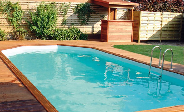 Wooden pool